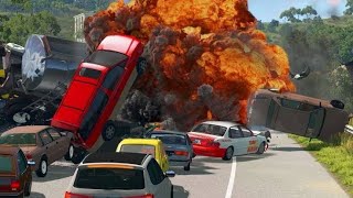 Big Ramp Jumps with Expensive Cars #4 - BeamNG Drive Crashes - DestructionNation #youtube #cars