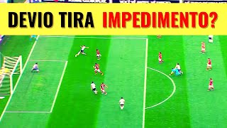 Desvio Tira o Impedimento no Futebol?