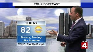 Metro Detroit weather: Highs expected to reach the low 80s Sunday