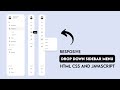 Responsive Sidebar Menu using HTML CSS and JavaScript | Dropdown Side Navigation Bar