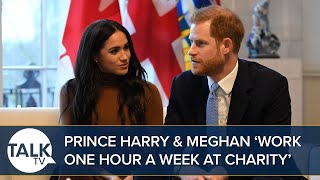 Harry and Meghan Work An Hour A Week At Charity - But "Spend 99% Of Time Destroying Royal Family"