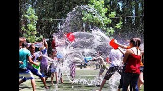 VARDAVAR 2022, Watch hours of people's joy at the water festival in the Yerevan, ARMENIA. 4K