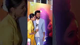 वेड trailer launch | Ritesh \u0026 Genelia #ved #marathimovie #trailerlaunch