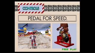 Namco Downhill Bikers Arcade Capture Test