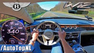 BENTLEY Flying Spur *340km/h* TOP SPEED on AUTOBAHN by AutoTopNL