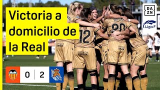 Valencia Femenino vs Real Sociedad (0-2) | Resumen y goles | Highlights Liga F