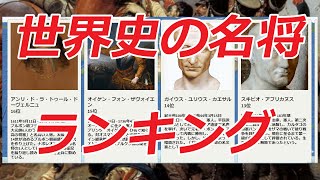 世界史名将ランキング