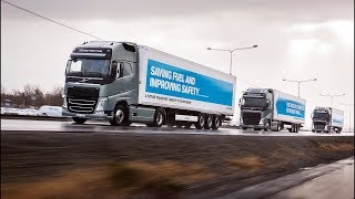 VOLVO TRUCKS: Explaining the advantages with platooning