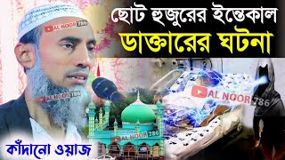 ছোট হুজুরের ইন্তেকাল ও ডাক্তারের ঘটনা┇ওহ্ কাঁদানো ওয়াজ┇পীর আবু তাহের সিদ্দিকী ওয়াজ┇PirTahir Siddik