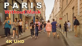 Paris, Without Mask outdoor - Walking tour [4K]