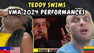 REACTION TO Teddy Swims - Live Performance at MTV VMAs 2024 | FIRST TIME WATCHING