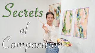 Abstract Art Tutorial: Static vs Dynamic Composition (Paint With Me)