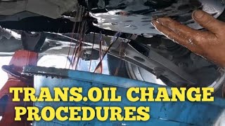 How to change Transmission oil and filter | Toyota Vios