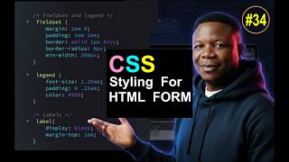 #34 How to Style HTML Forms Using CSS (Beginner Tutorial)