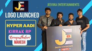 Logo Launch by Hyperaadi,kirrakRp,mahesh |jeevikaentertainments|mahesh|jabardasthRp|hyperadi|sudheer