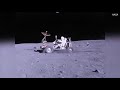 lunar rover kicks up moon dirt during 1972 apollo 16 mission daily mail