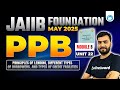 JAIIB May 2025 PPB Module B Unit 22 | Principles of Lending, Different Types of Borrowers | Himanshu