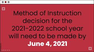 Middle School Virtual Learning Option '21 '22 English