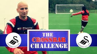 Old School Crossbar Challenge ⚽ 🙌  | Swansea City