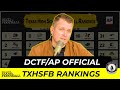 OFFICIAL DCTF/AP TXHSFB RANKINGS | Texas Football Today