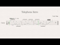 Lady Gaga Telephone Intro Guitar Tab