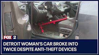 Detroit woman's car broke into twice despite anti-theft devices