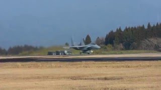 新田原基地　黒馬離陸　2016/03/07