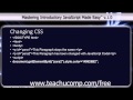JavaScript Training Tutorial Changing CSS