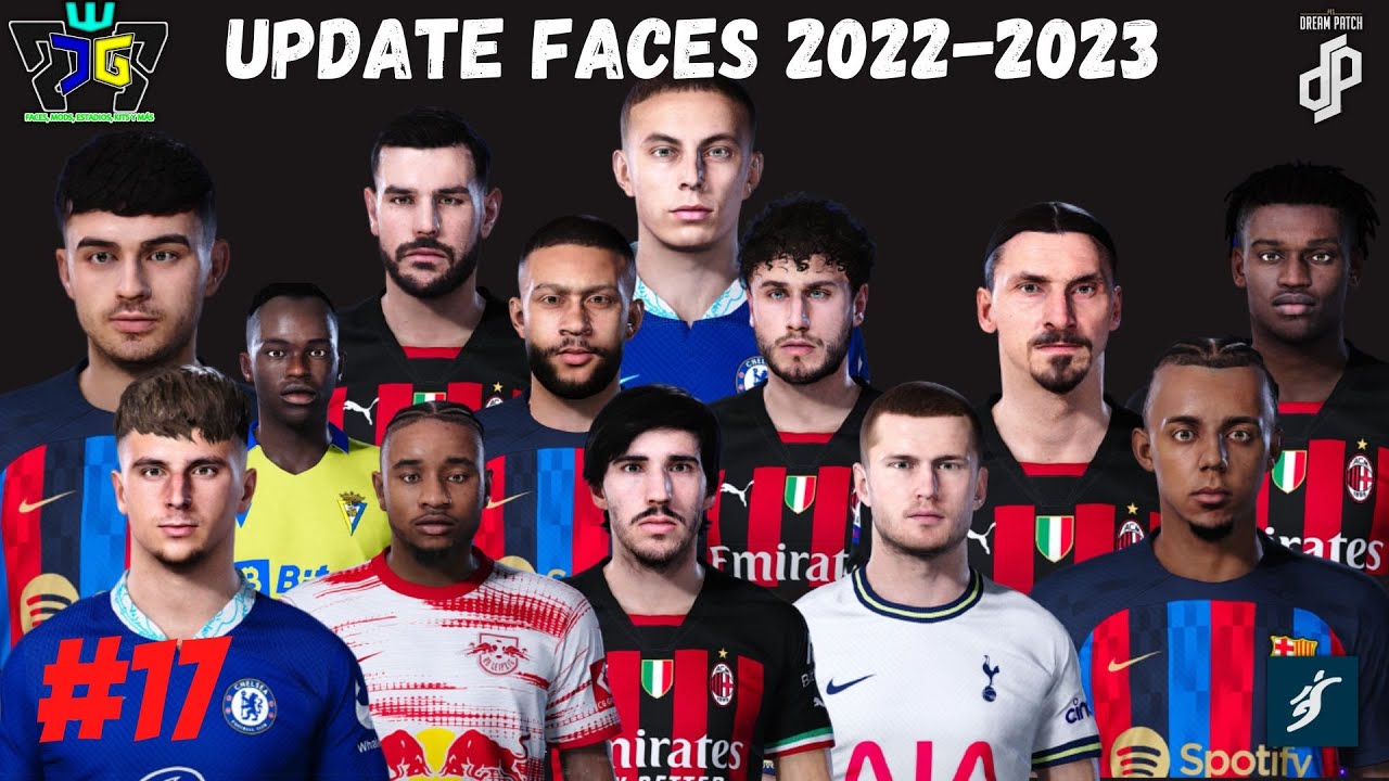 PES 2021 | NUEVAS CARAS 2022-2023 # 17 ️UPDATE FACES EFootball PES 2021 ...