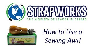 How to Use a Speedy Stitcher Sewing Awl! Hand Stitching*