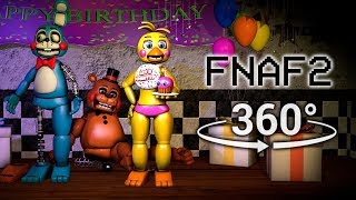 360°| Five Nights at Freddy's 2 Test Show [FNAF/SFM] (VR Compatible)