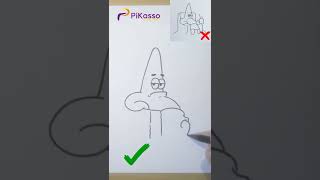 How to Draw Patrick Star In The Right Way