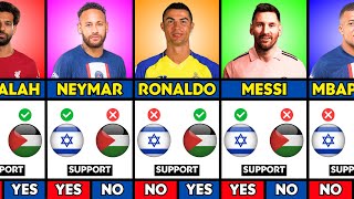 Who Do Famous Football Players Support? Palestine vs Israel