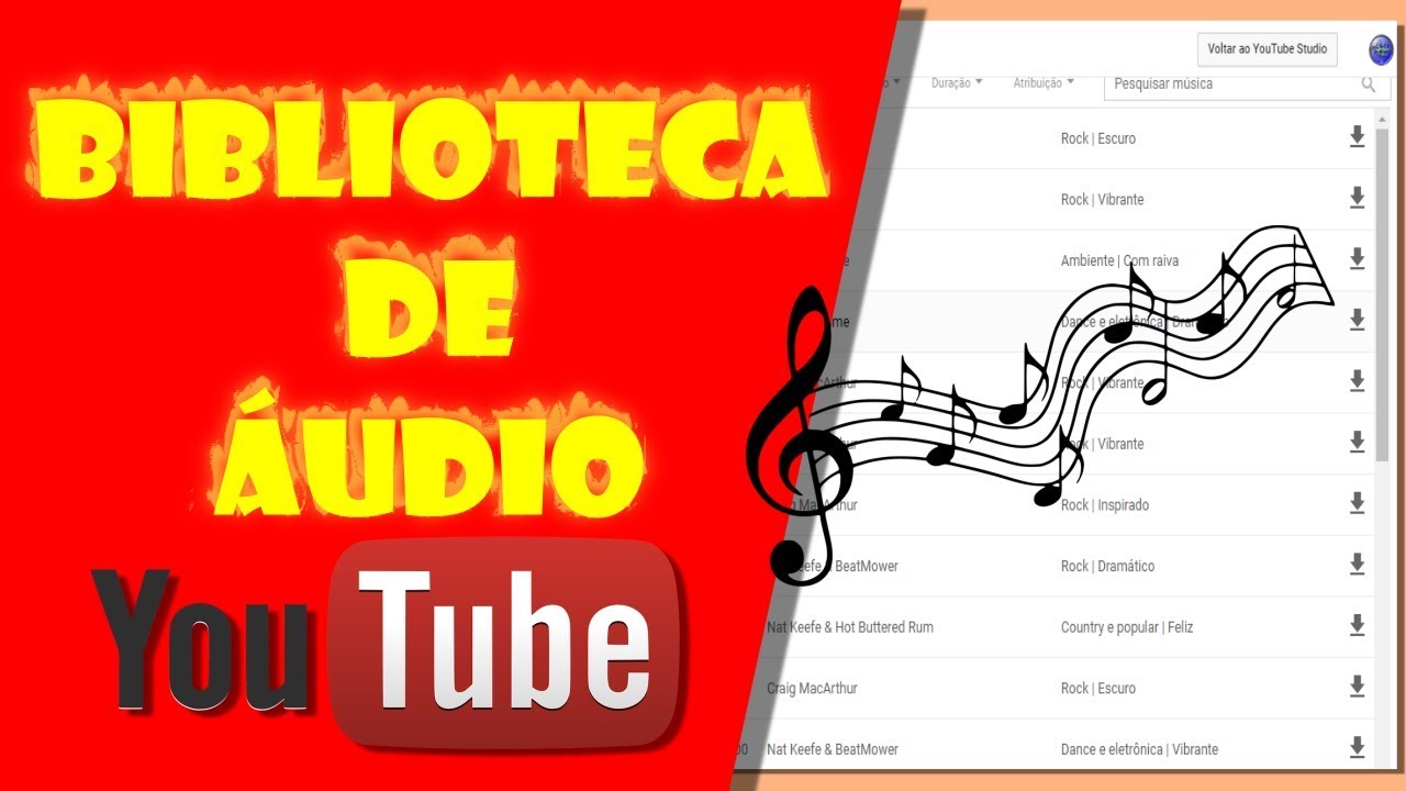 Biblioteca De áudio Do Youtube 2020 Youtube