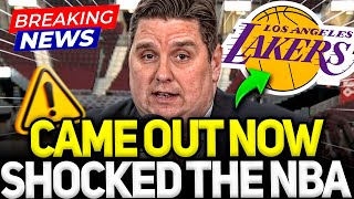 🚨IT HAPPENED NOW! BIG PLAYER FOR LAKERS! SHOCKED THE NBA! LAKERS NEWS!