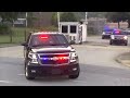 Trump motorcade after former president surrenders to authorities