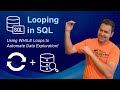 Advanced SQL Tutorial | Looping in SQL Server | WHILE Loops with Dynamic SQL