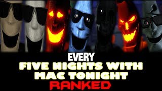 Five Nights With Mac Tonight 2nd Anniversary All The Jumpscares Of Five Nights With Mac Tonight 2 Remastered Todos Los Sustos Fnaf Fangame