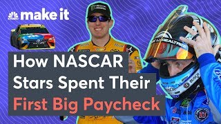 NASCAR's Kyle Busch, Kevin Harvick & Others On Their First Big Paycheck
