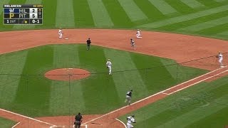 MIL@PIT: Melancon induces double play to earn save