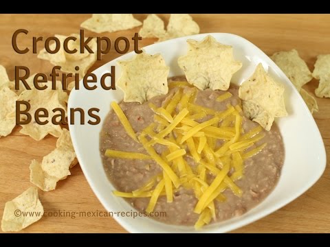 Easy Crockpot Refried Beans by Rockin Robin Easy Crockpot Refried Beans by Rockin Robin