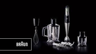 Braun  Multiquick 7 Hand blender, MQ 745 Aperitive- One squeeze. All speeds | Introduction