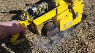 McCulloch 300 Chainsaw pure idle sound