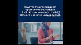 Article 28 : Freedom of religion in educational institutions