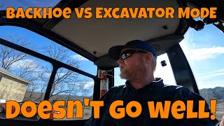 Backhoe Vs Excavator Mode. ISO vs SAE controls. Which is better?