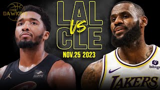 Los Angeles Lakers vs Cleveland Cavaliers  Game Highlights | Nov 25, 2023 | Free