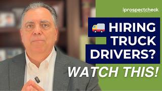 Don't Hire CDL Drivers Until You Watch THIS (Background Check Guide for 2026)