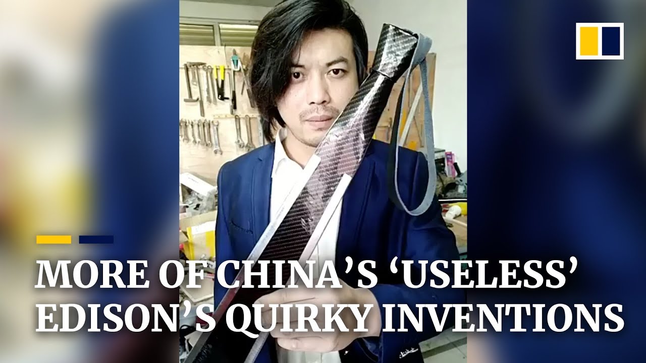 More Quirky Inventions From China’s ‘useless’ Edison - YouTube