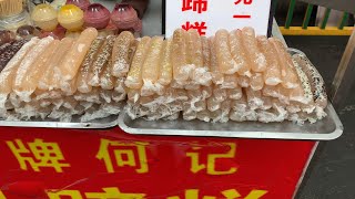 Water chestnut cake - Chinese Street Food