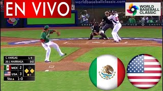 México Vs Estados Unidos En Vivo 🔴Donde ver México Vs USA En Vivo Clásico Mundial de Beisbol